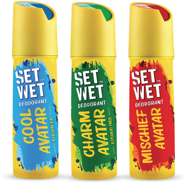 SET WET Cool, Charm and Swag Avatar Deodorant Spray - ...
