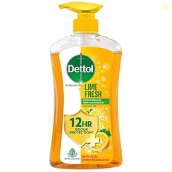 Dettol Body Wash and Shower Gel for Women and Men, Lime Fresh - 500ml