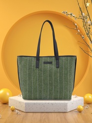 Caprese Evana Self-Striped Shoulder Bag