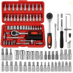 DEAGAN 46PCS Sockets Extension Bars Socket Set(Pack of 46)