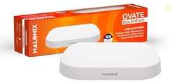 Halonix Polycarbonate 10W wall Lamp LED Oval Shape Outdoor Bulkhead|Ou