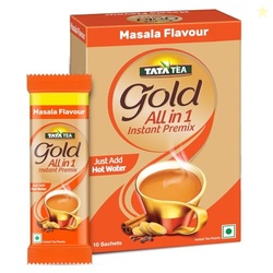 Tata Tea Gold All-in-1 Instant Premix Masala Tea, 14g Per Serve, Quick
