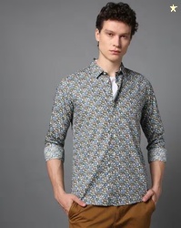 Pepe Jeans Men Floral Print Regular Fit Shirt