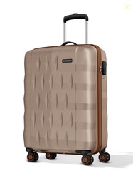 Aristocrat Unisex Comet Champagne Small Hard Luggage Cabin Trolley Bag