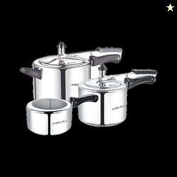 BAJAJ New Shakti 2 L, 3 L, 5 L Pressure Cooker (Aluminium)