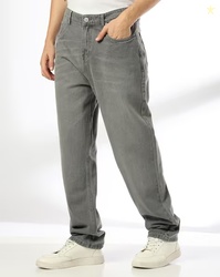 DNMX Men Mid-Wash Loose Fit Jeans