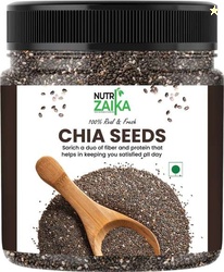 NUTRI ZAIKA Chia Seeds | Plant Based Protein Superfood | High Fib...mo