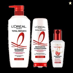 L'Oral Paris Total Repair 5 Shampoo 650ml + Conditioner 175ml + ...mor