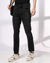 DNMX Men Mid-Wash Slim Fit Jeans