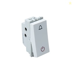 Wipro Northwest Nowa 6A Bell Push With Indicator White (pack of 20)