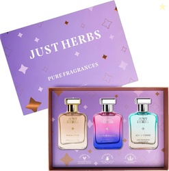 Just Herbs Pure Fragrances Refreshing & Energising Trio Perfume S...mo
