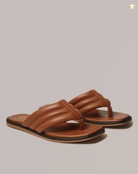BUDA JEANS CO Quilted Thong-Strap Flat Sandals