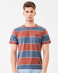 SNITCH Men Printed Crew-Neck T-shirt