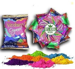 Popo Toys Holi Herbal Gulal - 100% Organic, 10 Pcs (100Gm X 10), Multi