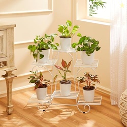Amazon Basics Metal Planter Stand for Living Room, Indoor Outdoor Plan