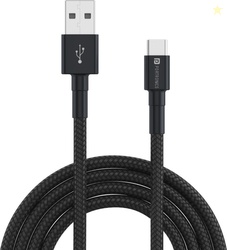 Portronics USB Type C Cable 3 A 1 m Konnect B (Compatible with Sm...mo