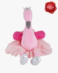 FUZZBUZZ Huggable Cuddly Flamingo Stuffed Soft Toy