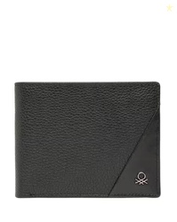 UNITED COLORS OF BENETTON Men Leather Bi-Fold Wallet