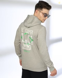 LEE COOPER Men Brand Print Regular Fit Hoodie