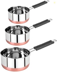 HM EVOTEK Milk Pan 11 cm, 15 cm, 17 cm diameter 1 L, 1.5 L, 2 L c...mo
