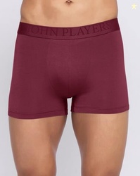 JOHN PLAYERS Men Typographic Print Trunks with Elasticated Waistband