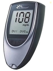 DR. MOREPEN GLUCO-ONE BG-03 BLOOD GLUCOSE MONITOR SILVER