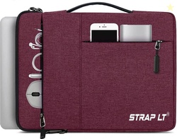 Straplt Laptop Bag Sleeve Case Cover for 15.6-16 Inch Laptop, Wit...mo