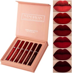 Nandiayan by Colorsky 6Pcs Long Lasting Matte Liquid Lipstick Com...mo