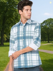 Mast & Harbour Men Relaxed Tartan Checks Checked Casual Shirt