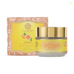 RYLLZ ESSENTIALS Vitamin C Face Mask | with Yellow Clay, Salicylic Aci